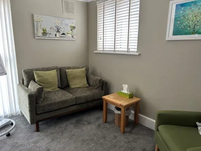 Janet O'Connell Counselling room